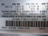 2014 MAZDA3 Color Code for Snowflake White Pearl - Color Code: 25D