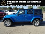 2014 Hydro Blue Pearl Jeep Wrangler Unlimited Sport 4x4 #87864807