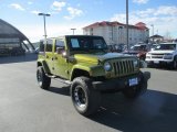 2007 Rescue Green Metallic Jeep Wrangler Unlimited Sahara 4x4 #87865178