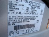 2004 Explorer Color Code for Silver Birch Metallic - Color Code: JP