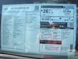 2014 Nissan Pathfinder Hybrid SL Window Sticker