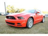 2014 Race Red Ford Mustang V6 Premium Coupe #87911124