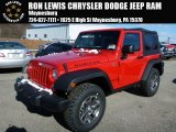 2014 Flame Red Jeep Wrangler Rubicon 4x4 #87910951