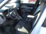 2014 Kia Soul + Gray Two-tone Honeycomb Woven Cloth Interior