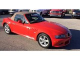 Bright Red BMW Z3 in 2000