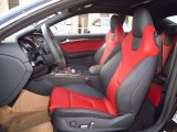 2014 Audi S5 3.0T Prestige quattro Coupe Black/Magma Red Interior