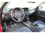 2013 BMW 3 Series 335i xDrive Coupe Black Interior