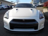 Pearl White Nissan GT-R in 2012