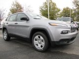 Billet Silver Metallic Jeep Cherokee in 2014