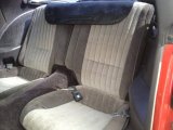 1983 Pontiac Firebird Trans Am Coupe Rear Seat