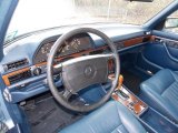 1986 Mercedes-Benz S Class 420 SEL Blue Interior