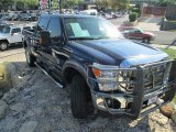 2012 Dark Blue Pearl Metallic Ford F250 Super Duty Lariat Crew Cab 4x4 #87998922