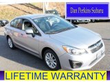 2012 Ice Silver Metallic Subaru Impreza 2.0i Premium 4 Door #88016239