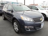 2014 Atlantis Blue Metallic Chevrolet Traverse LT AWD #88024401