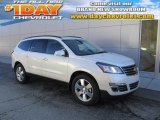 2014 White Diamond Tricoat Chevrolet Traverse LTZ AWD #88024151