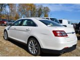 White Platinum Ford Taurus in 2014