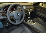 2014 BMW 7 Series 740Li Sedan Black Interior