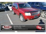 2001 Inferno Red Crystal Pearl Jeep Grand Cherokee Limited 4x4 #88059133