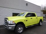 2011 National Fire Safety Lime Yellow Dodge Ram 2500 HD Big Horn Crew Cab 4x4 #88059581