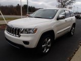 2012 Jeep Grand Cherokee Overland 4x4 Front 3/4 View