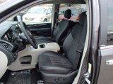 2014 Chrysler Town & Country Touring-L Black/Light Graystone Interior