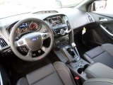 2014 Ford Focus ST Hatchback ST Charcoal Black Recaro Sport Seats Interior
