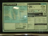 2014 Honda Accord Touring Sedan Window Sticker