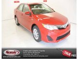 Barcelona Red Metallic Toyota Camry in 2014