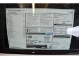 2014 BMW 7 Series 750i Sedan Window Sticker