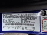 2014 Fiesta Color Code for Performance Blue - Color Code: L1