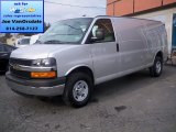 2014 Silver Ice Metallic Chevrolet Express 2500 Cargo Extended WT #88103662