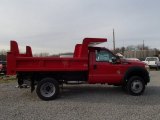 2014 Vermillion Red Ford F550 Super Duty XL Regular Cab 4x4 Dump Truck #88103657