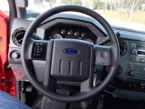 2014 Ford F550 Super Duty XL Regular Cab 4x4 Dump Truck Steering Wheel
