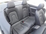 2012 Audi A5 2.0T Cabriolet Rear Seat