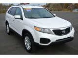 2011 Snow White Pearl Kia Sorento LX V6 #88104546