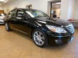 2011 Black Noir Pearl Hyundai Genesis 4.6 Sedan #88104684