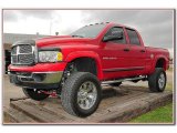 Flame Red Dodge Ram 2500 in 2004