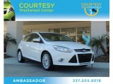 2012 Oxford White Ford Focus SEL 5-Door #88104457