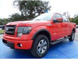 2013 Race Red Ford F150 FX4 SuperCrew 4x4 #88192473