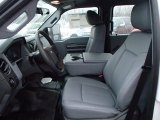 2014 Ford F350 Super Duty XL Crew Cab 4x4 Dually Steel Interior