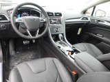 2014 Ford Fusion Titanium AWD Charcoal Black Interior