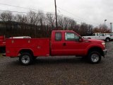 2014 Vermillion Red Ford F250 Super Duty XL SuperCab 4x4 Utility Truck #88192372