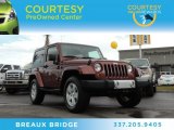 2010 Red Rock Crystal Pearl Jeep Wrangler Sahara 4x4 #88192795