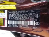 2014 Avalon Color Code for Sizzling Crimson Mica - Color Code: 3R0