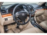 2007 Acura TSX Sedan Parchment Interior