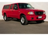 Bright Red Ford Ranger in 2004