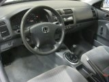 2003 Honda Civic DX Coupe Gray Interior