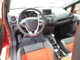 2014 Ford Fiesta ST Hatchback ST Recaro Molten Orange Interior