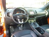 2011 Kia Sportage SX AWD Unique Orange Interior