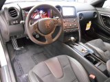 2014 Nissan GT-R Premium Black Leather/Synthetic Suede Interior